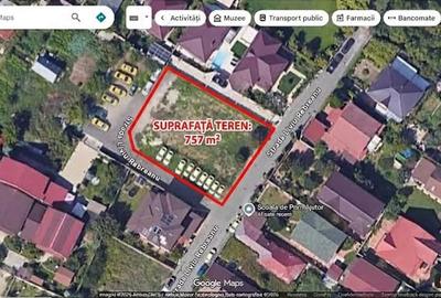 Teren de 757 mp, în Central