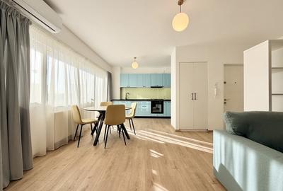Apartament cu 2 camere semidecomandat, mobilat în Mărăști