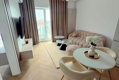 Apartament cu 2 camere decomandat, mobilat în Exterior Est