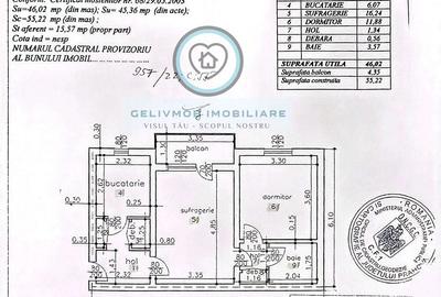 Apartament cu 2 camere semidecomandat în Nord - 8