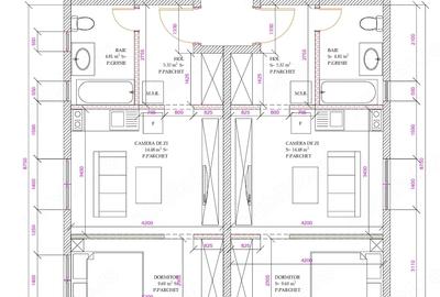 Apartament cu 2 camere nedecomandat în Central