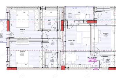 Apartament cu 3 camere în Central