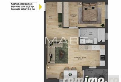 Apartament cu 2 camere decomandat în Central