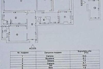 Apartament cu 4 camere decomandat în Dacia - 3