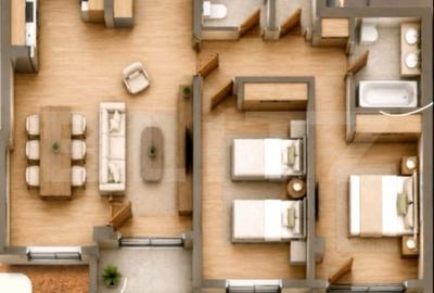 Apartament cu 3 camere în Aradului