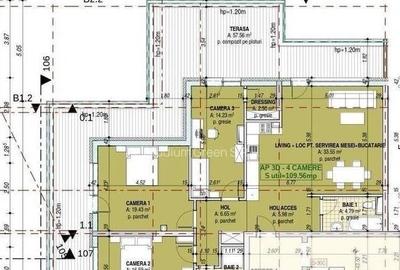 Apartament cu 4 camere decomandat în Zorilor