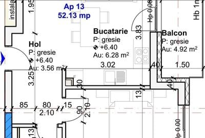 Apartament cu 2 camere în Între Lacuri