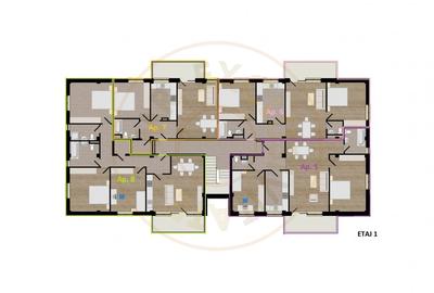 Apartament cu 2 camere decomandat în Carei - 6