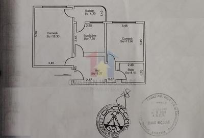 Apartament cu 2 camere decomandat în Gării
