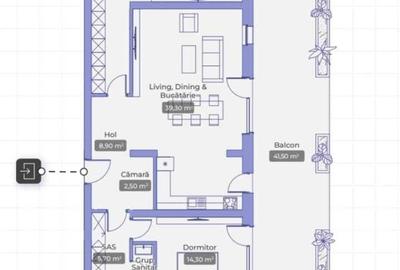 Apartament cu 2 camere în Central - 3
