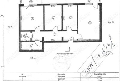 Apartament cu 3 camere decomandat în Central - 1