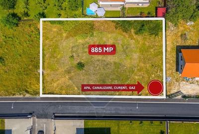 Teren Construcții intravilan de 885 mp, în Central - 3