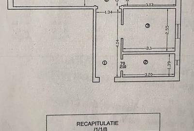 Apartament cu 2 camere decomandat în Nicolina
