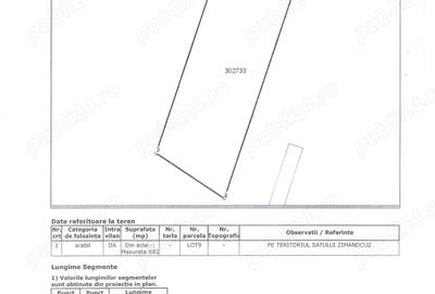Teren de 682 mp, în Exterior Vest