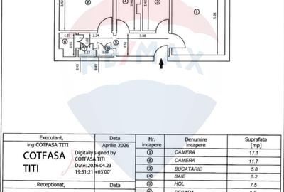 Apartament cu 2 camere decomandat în Cornișa - 7