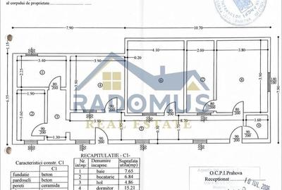 Casă individuală cu 3 camere cu Canalizare în Vest - 19