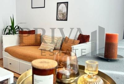 Apartament cu 2 camere, mobilat în Punctele Cardinale