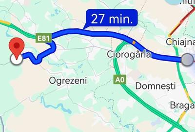 Teren de 4700 mp, în Central