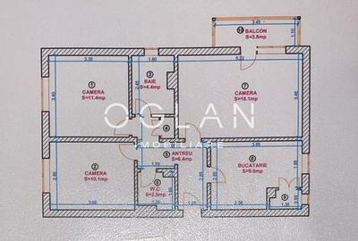 Apartament cu 3 camere decomandat în Ștrand - 16