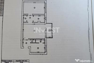 Apartament cu 2 camere semidecomandat în Podu Roș - 1