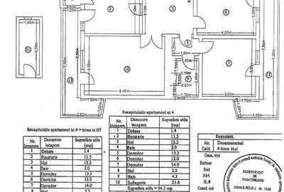 Apartament cu 4 camere decomandat în Central
