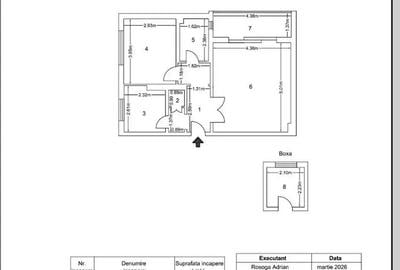 Apartament cu 2 camere decomandat în Domenii - 8