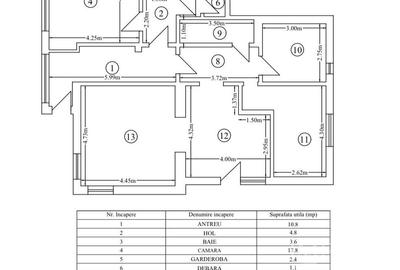 Apartament cu 4 camere semidecomandat, mobilat în Central - 24