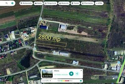 Teren de 2800 mp, în Albota