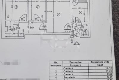 Apartament cu 3 camere semidecomandat în Gorjului