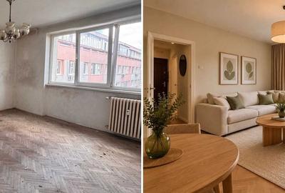 Apartament cu 3 camere semidecomandat, mobilat în Iancului