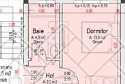 Apartament cu 2 camere nedecomandat în Exterior Vest