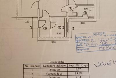 Apartament cu 3 camere semidecomandat în Central