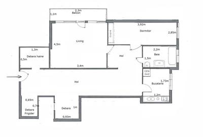 Apartament cu 2 camere decomandat în Luncă - 7