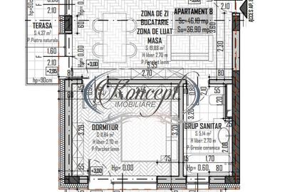 Apartament cu 2 camere semidecomandat în Baciu - 2