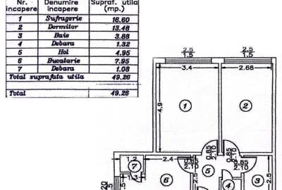 Apartament cu 2 camere decomandat în Exterior Vest - 6
