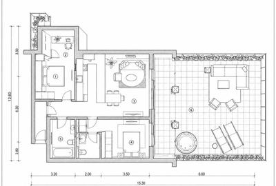 Apartament cu 3 camere în Gheorgheni