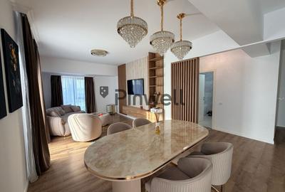 Apartament cu 2 camere semidecomandat, mobilat în Băneasa
