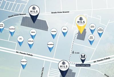 Apartament cu 3 camere în Titan
