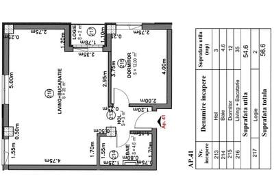 Apartament cu 2 camere în Bucovina
