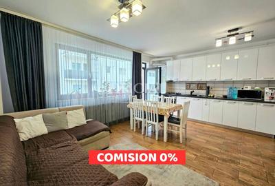 Apartament cu 3 camere semidecomandat, mobilat în Florești - 1