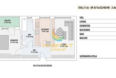 Apartament cu 2 camere în Berceni