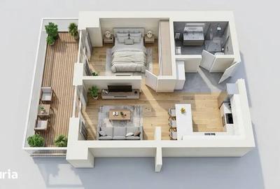 Apartament cu 2 camere decomandat în Centrul Civic - 5