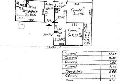 Apartament cu 4 camere în Central