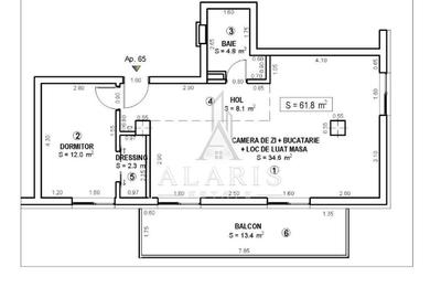 Apartament cu 2 camere în Simion Bărnuțiu