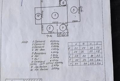 Apartament cu 3 camere semidecomandat în Central - 2