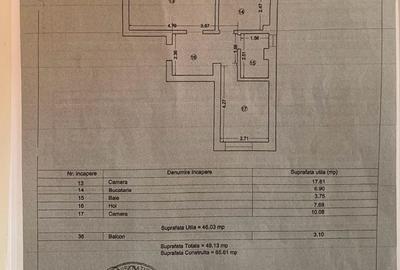 Apartament cu 2 camere în Nord