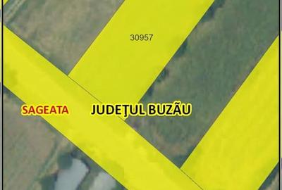 Teren de 1250 mp, în Săgeata - 3