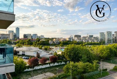 Apartament cu 2 camere semidecomandat, mobilat în Floreasca