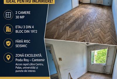 Apartament cu 2 camere semidecomandat în Podu Roș