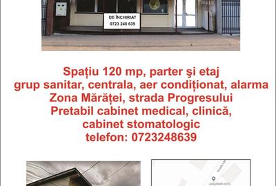 Spațiu comercial, de 120 mp, în Mărăței